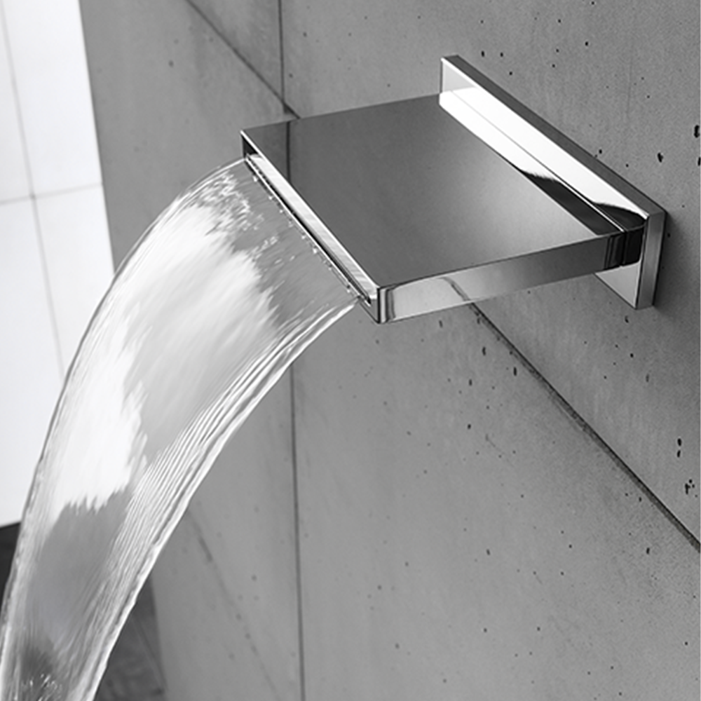 Wylewka kaskadowa On-Wall chrome