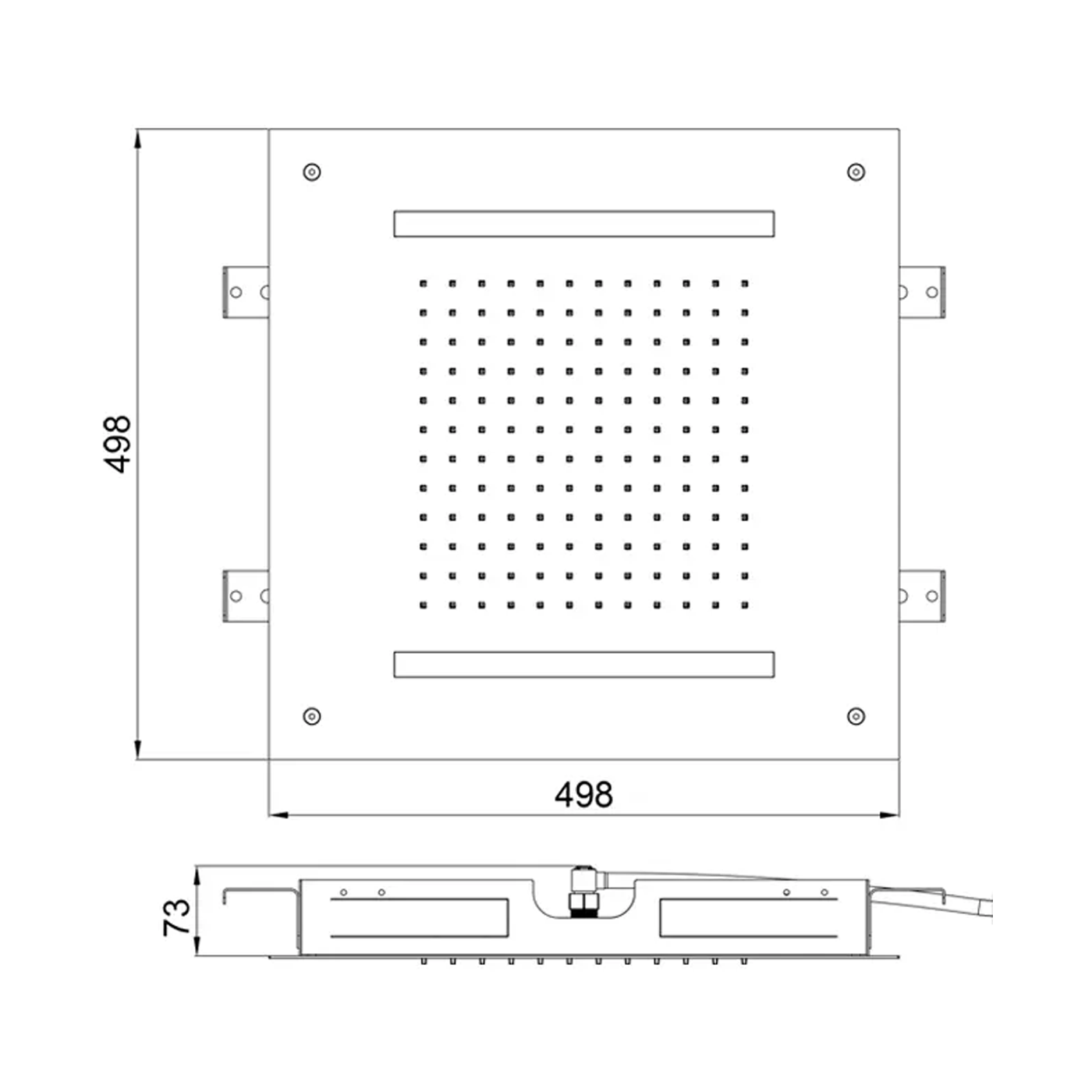 Rysunek techniczny Chromoterapia 1 funkcyjna 500x500